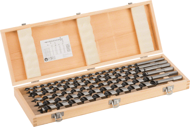 Nouveau véritable bosch Bosch 2607019323 Spur Auger Bit Set, tige hexagonale, 6 pièces pour le Rotary