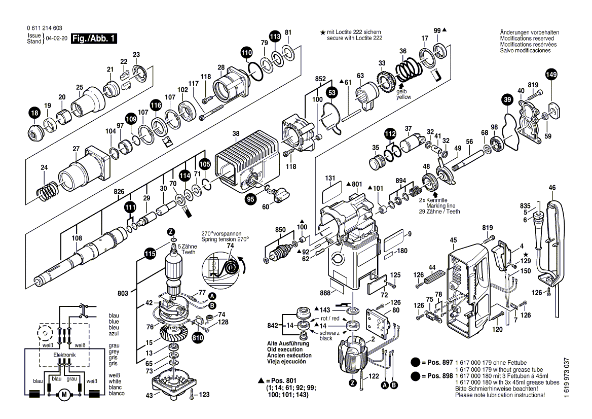 Nouveau véritable bosch 1614011054 armature