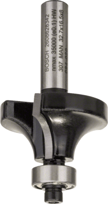 Nouveau véritable bosch 2608628342 Standard pour le bois arrondi pour le bit à main