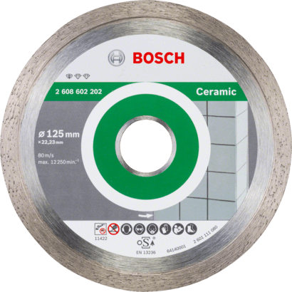 Ny ekte Bosch 2608602202 Standard for keramisk diamantskjæringsskive for