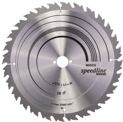 Nieuwe echte Bosch 2608640682 Speedline Wood Circular Saw Blade