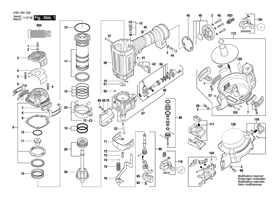 Nouveau véritable bosch 2610005257 GRAISE