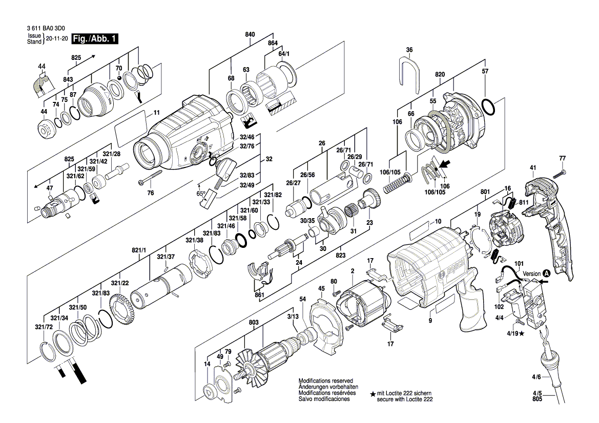 New Genuine Bosch 16170006DY Gear Housing