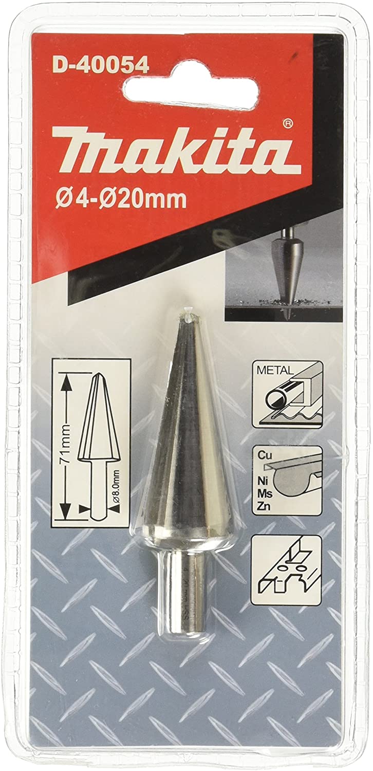 NOUVEAU MAKITA D-40054 CONE BIT DE PROCHE DE CONE 4-20MM, LUNGHT 71 / 51MM, SIGNE 8MM