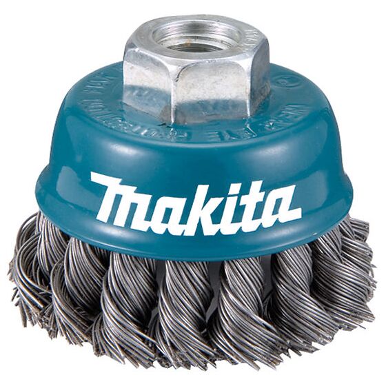 Neu Original Makita D-24131 Stahldrahtbürste 75mm x M14