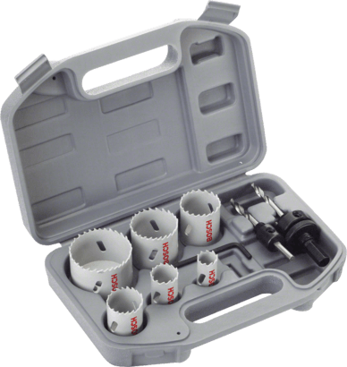 Neu Original Bosch 2608580868 HSS Bi-metall Lochsäge Set Universal, 9-teilig Für