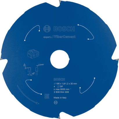 Nieuwe echte Bosch 2608644556 Expert voor Circular Saw Blade voor vezelcement voor