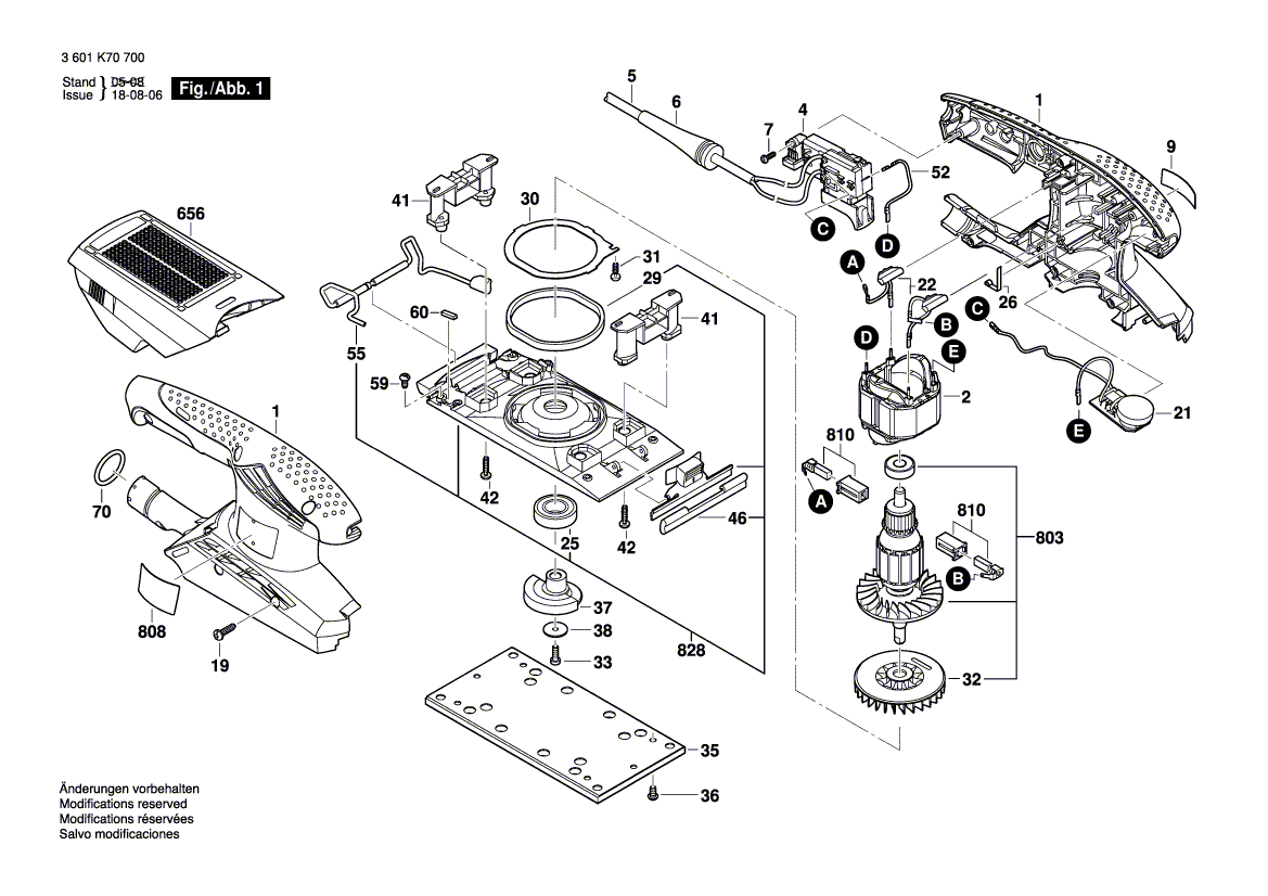 Nieuwe echte Bosch 2607200632 -schakelaar