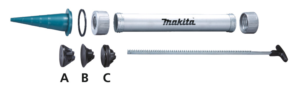 Ny äkta Makita 1911T4-0 Caulking Gun Holder 600 ml Set