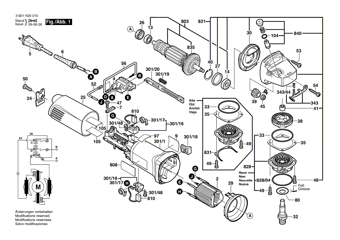 Neue echte Bosch 1604010a43 Anker mit Lüfter