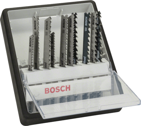 Neu Original Bosch 2607010540 Wood Expert Stichsägeblatt-Set, Robust Line,