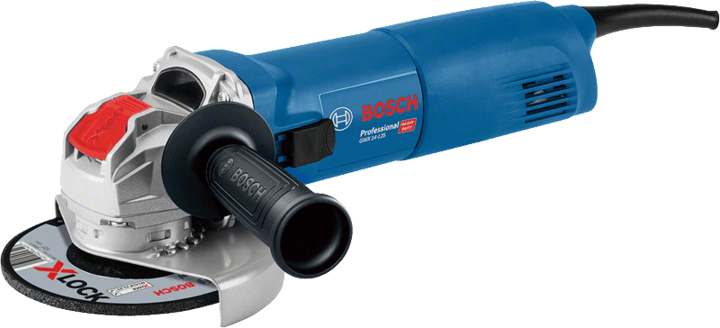 Ny ekte Bosch 06017B7000 GWX 14-125 Professional Angle Grinder med X-Lock