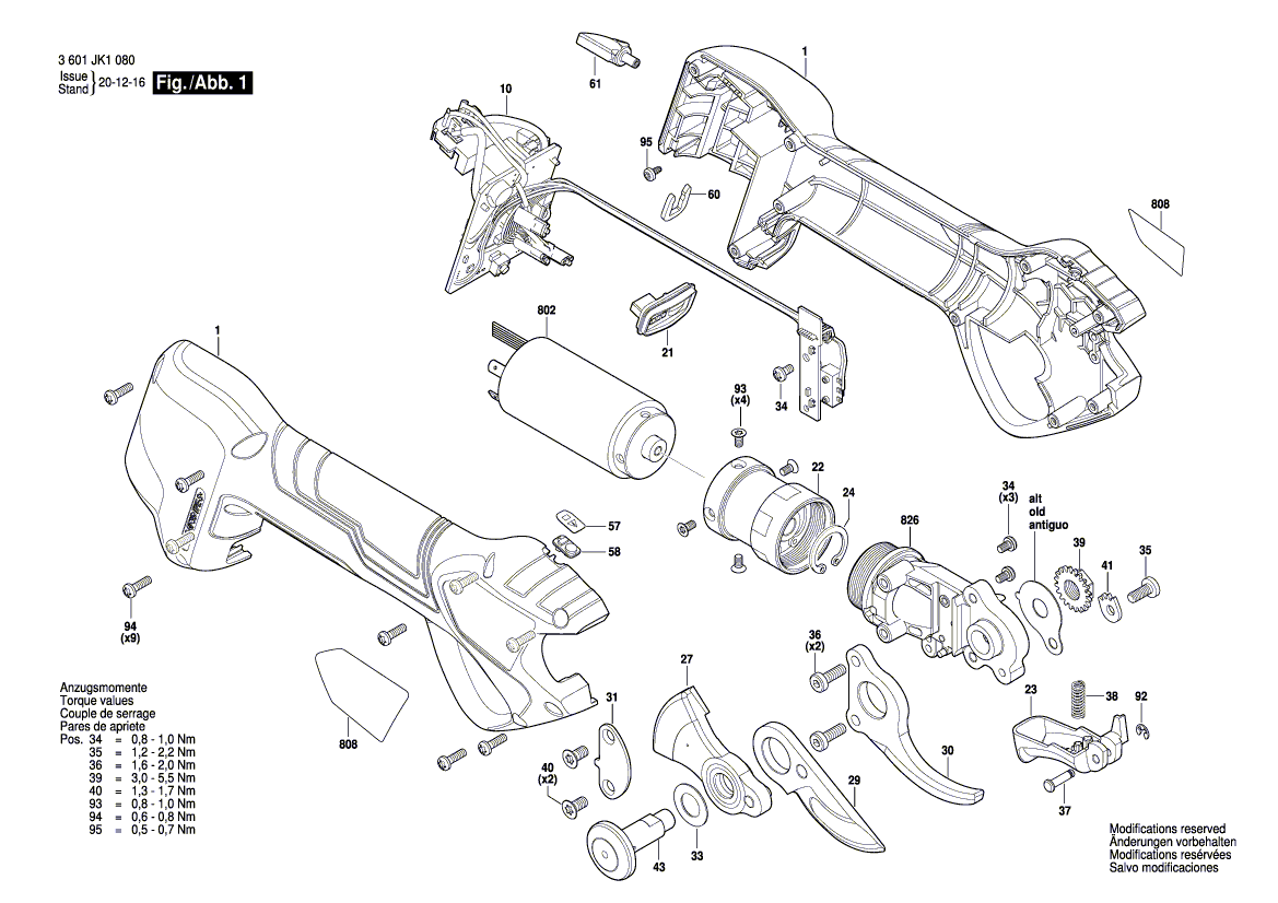 Uusi aito Bosch 1619P15722 Elektroninen moduuli