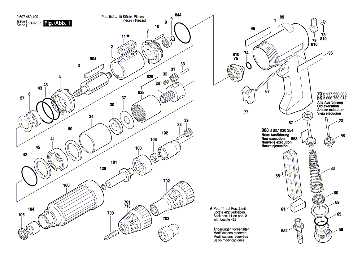 New Genuine Bosch 3605125031 Bearing Housing