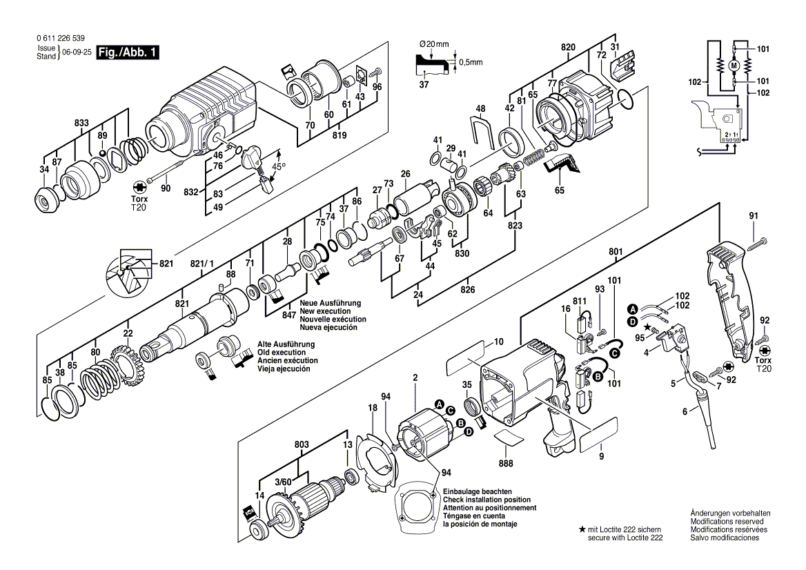 Nieuwe echte Bosch 1610283019 asafdichting