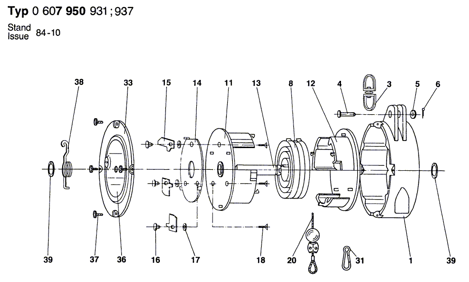 Nieuwe echte Bosch 3609200465 Halve Drum