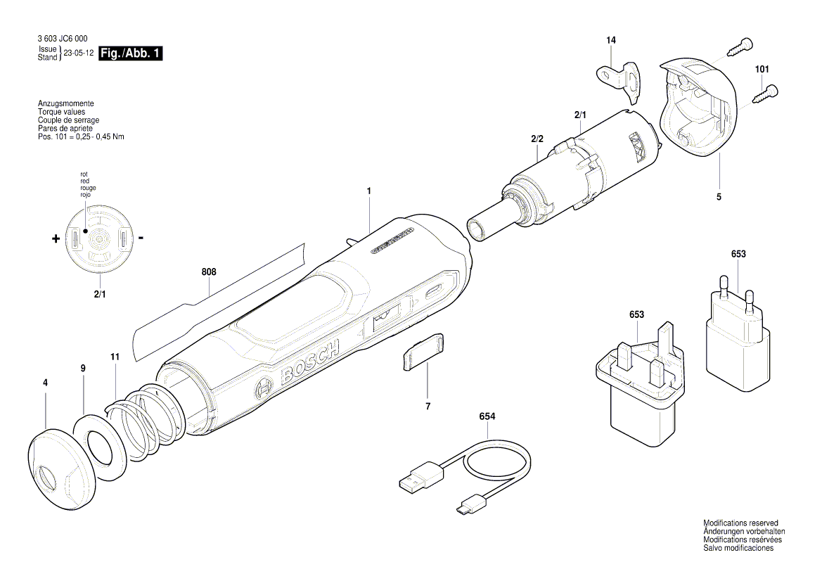 Nieuwe echte Bosch 160111A5XZ -naamplaatje