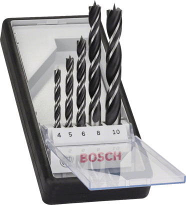 Ny äkta Bosch 2607010527 Brad Point Drill Bit Set, 7-delen för Rotary