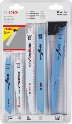 Nieuwe echte Bosch 2607010908 Demolitie Reclings Saw Blade Pack, 12-Pieces