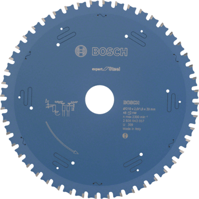 Nouveau véritable Bosch 2608643057 Expert en acier Circular Saw Blade