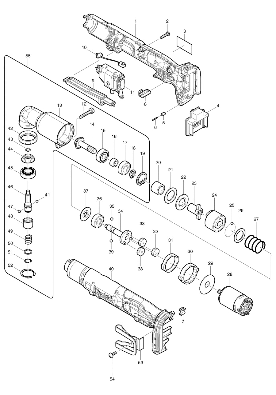 Neu Original Makita 650594-1 Schalter C3HY-1A-PLM für BTL060 BTL061