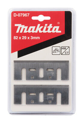 Ny äkta Makita D-07967 PLANER BLADES 82mm HM 1902 1923H KP0800