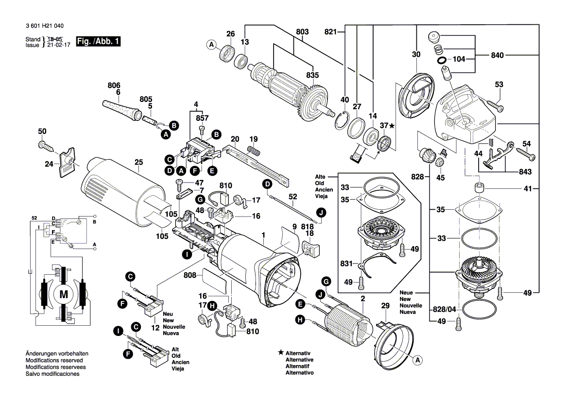 Ny ekte Bosch 1601118G94 Produsentens typeskilt