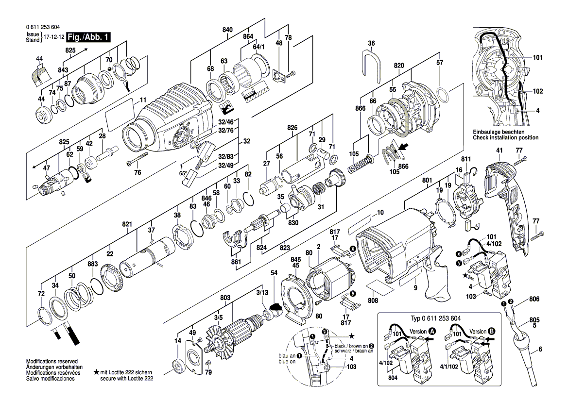 Nieuwe echte Bosch 1616B00086 O-ring