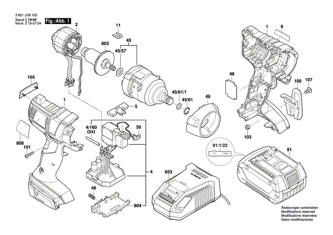 Uusi aito Bosch 1600A0019T Electronics -moduuli