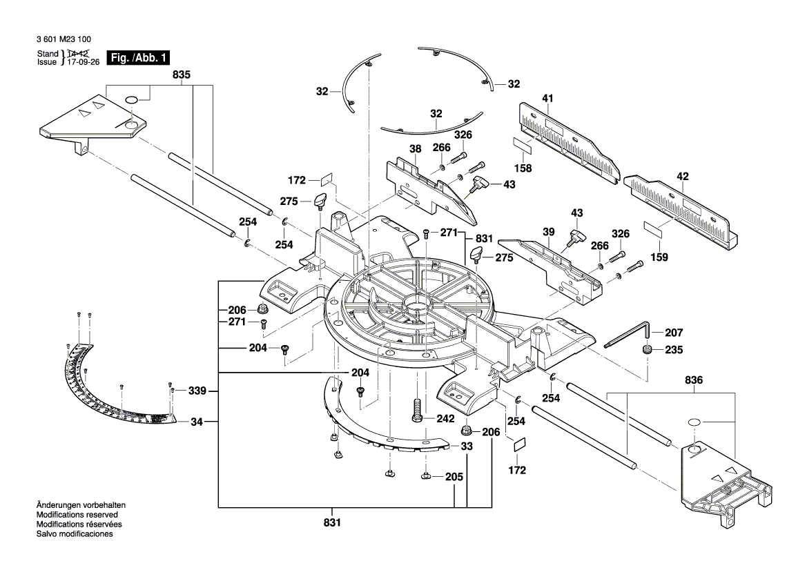 Neuer Originalknopf von Bosch 1609B04715