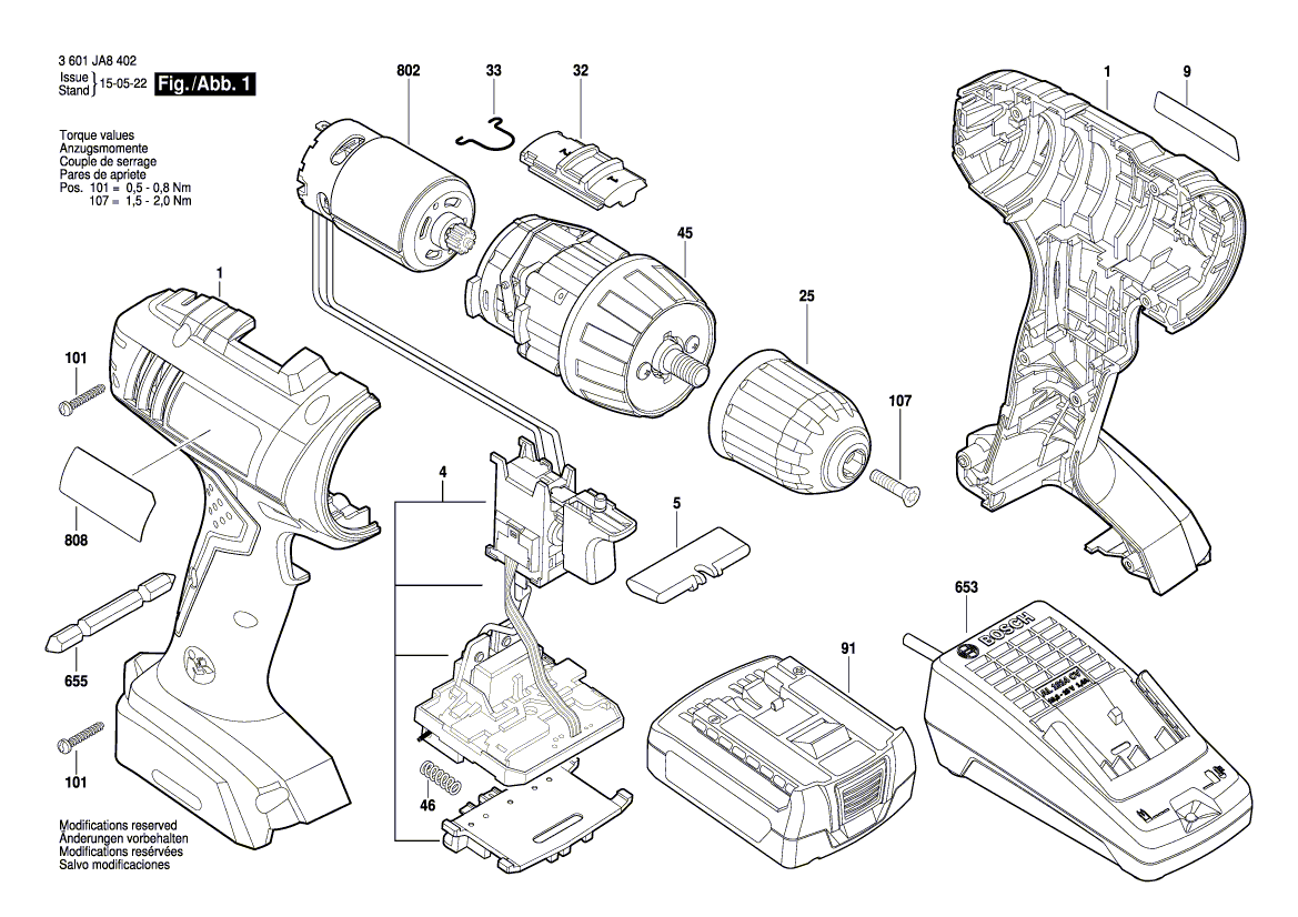 Ny äkta Bosch 161111c04x Tillverkarens typskylt