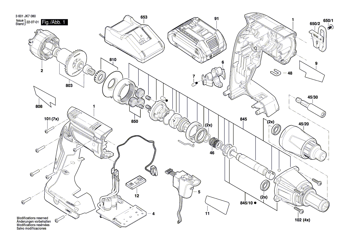 Neues echtes Bosch 160111a8ds -Typenschild