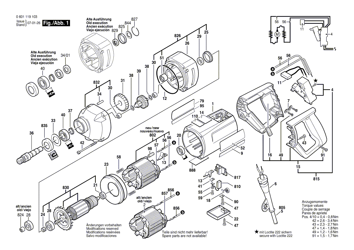 Neue Original-Tülle von Bosch 1600703022