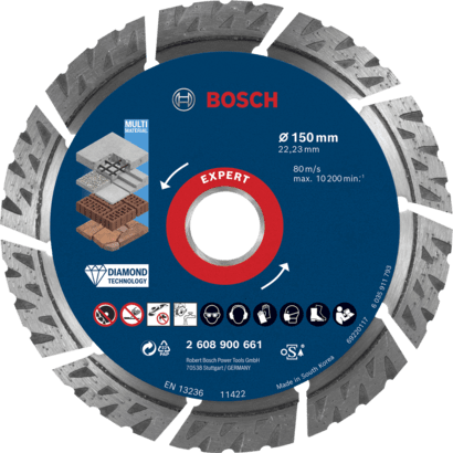 New Genuine Bosch 2608900661 EXPERT MultiMaterial Discs For large angle