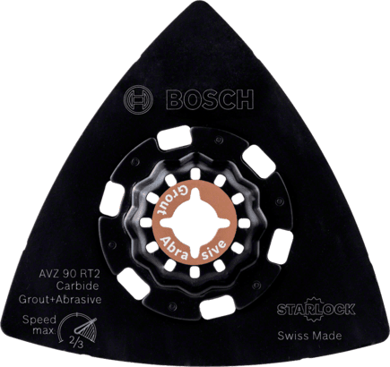 Nieuwe echte Bosch 2608664351 AVZ 90 RT2 Carbide Riff Sanding Plate voor