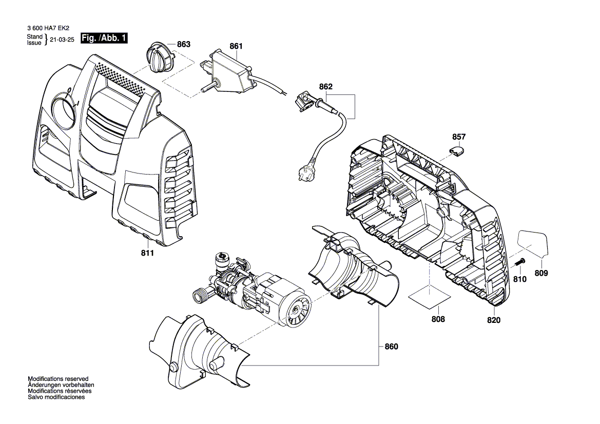 Nouveau véritable bosch F016F05173 Cordon d'alimentation