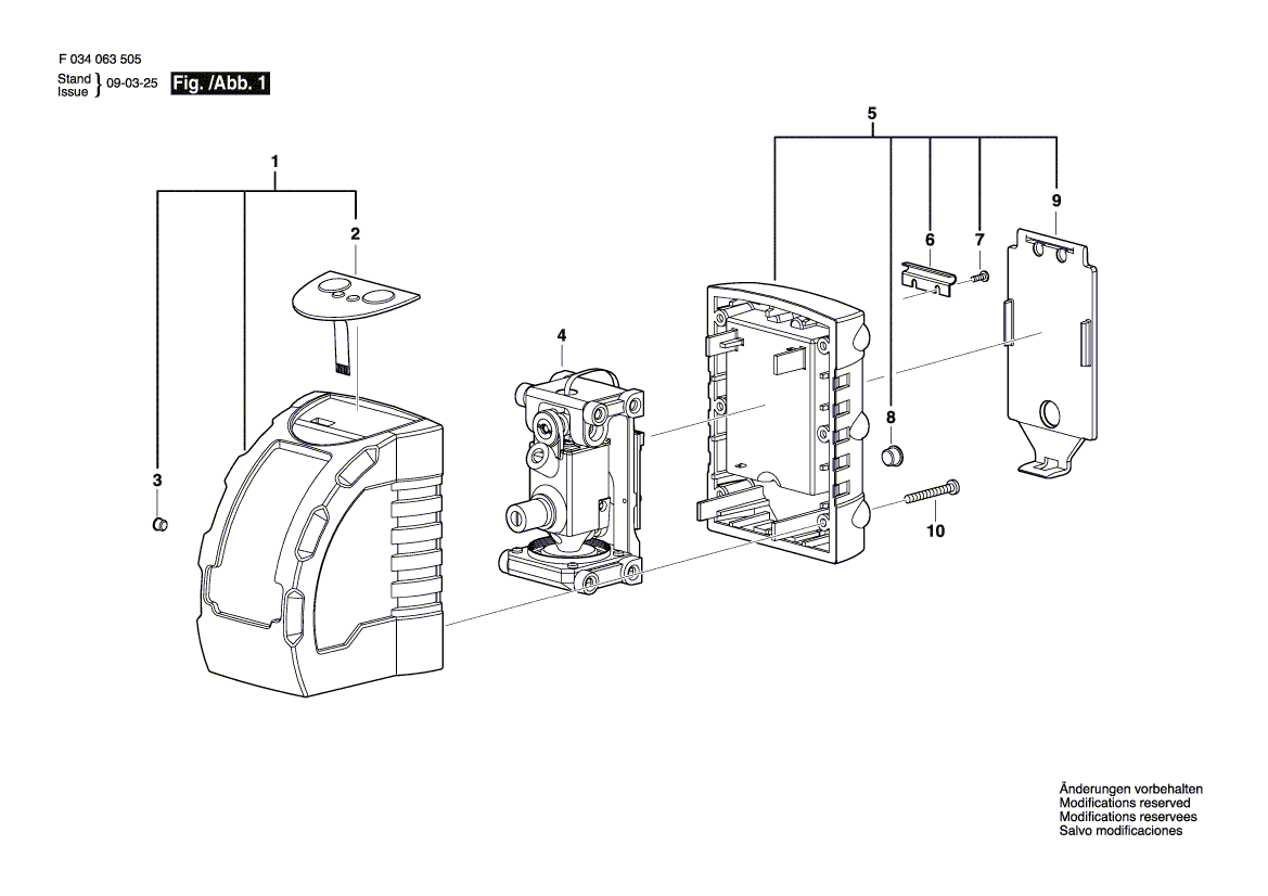 New Genuine Bosch 2610A11650 Front Housing