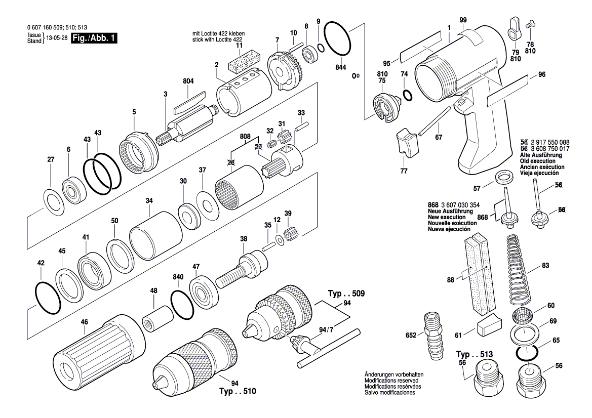 Nieuwe echte Bosch 3605108056 Motorbehuizing