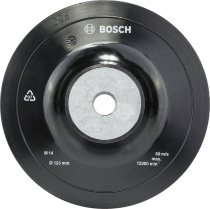 Neu Original Bosch 1608601033 Stützteller M14, weich Für kleine Winkelschleifer