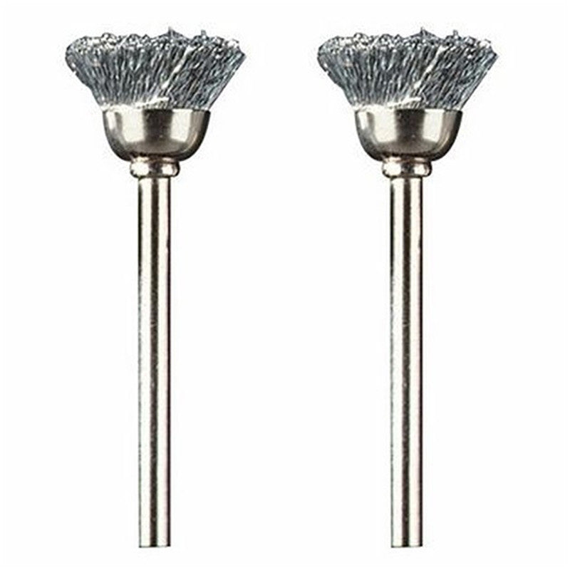 Nouveau véritable dremel 26150442ja Brosse en acier en carbone 13 mm (442) Nettoyage /