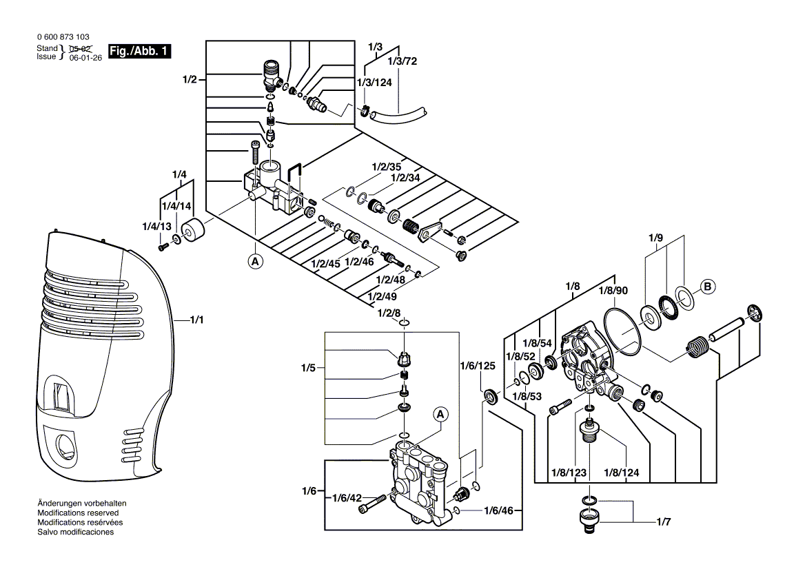 Nouveau véritable moteur Bosch F016F03028