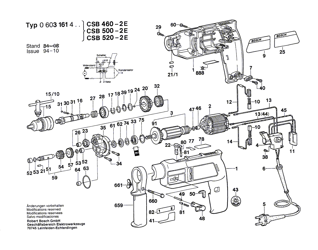 Nieuwe echte Bosch 2604010553 Armatuur