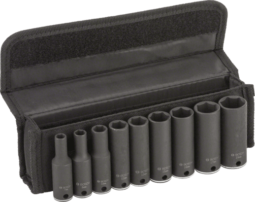 Nieuwe echte Bosch 2608551099 Impact Control Socket Set voor Rotary