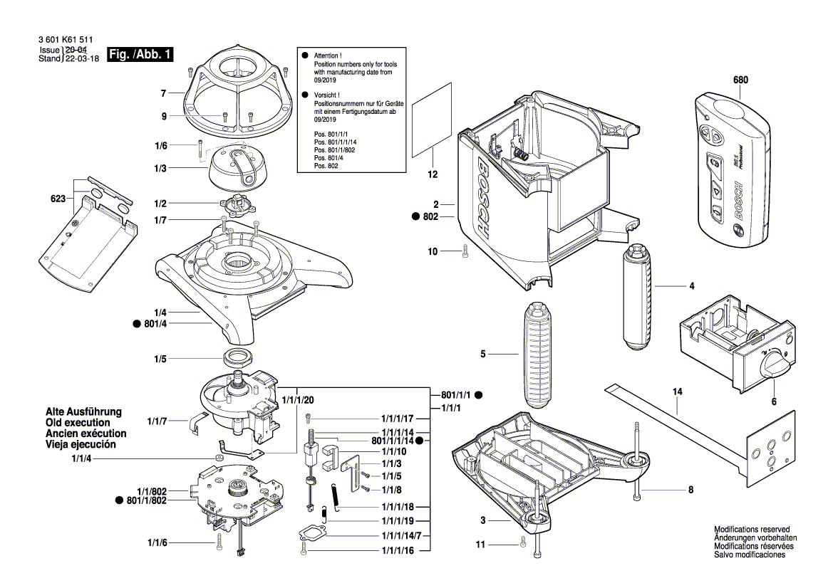 NOUVEAU VOLINE BOSCH 16051082MP MOTEUR DE MOTEUR