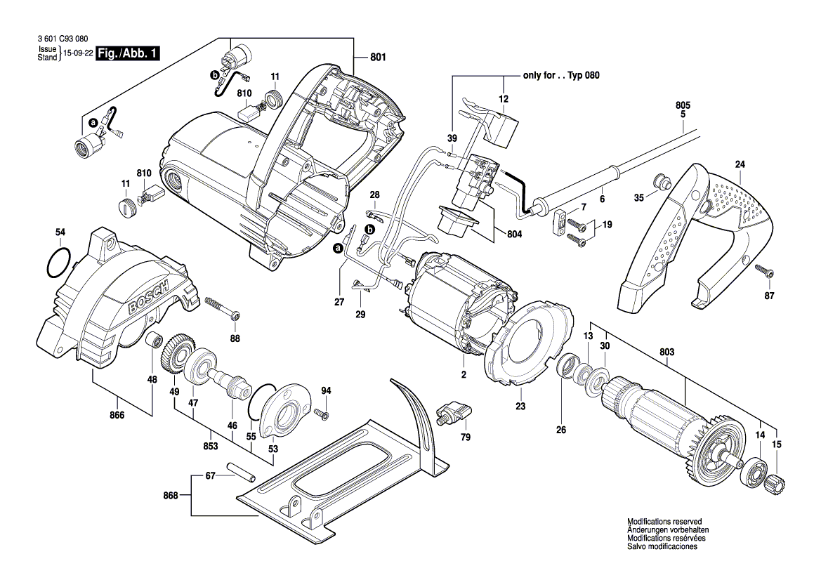 Nieuwe echte Bosch 1619p10017 luchtdeflectorring