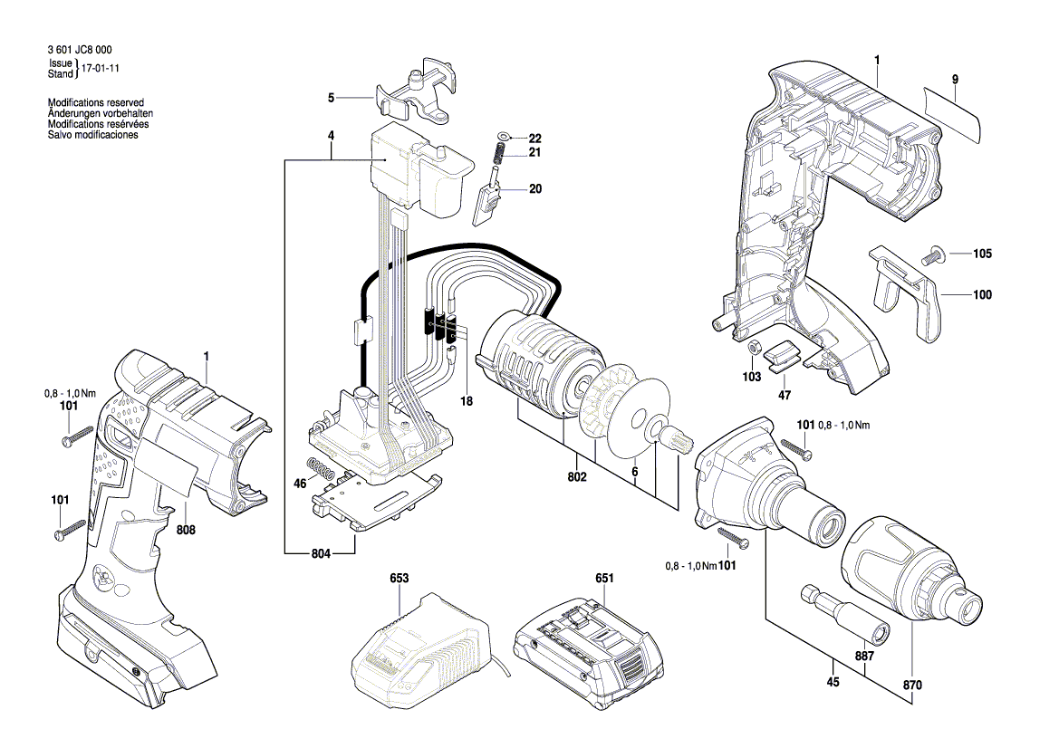 Ny äkta Bosch 16072335JG Electronics Module