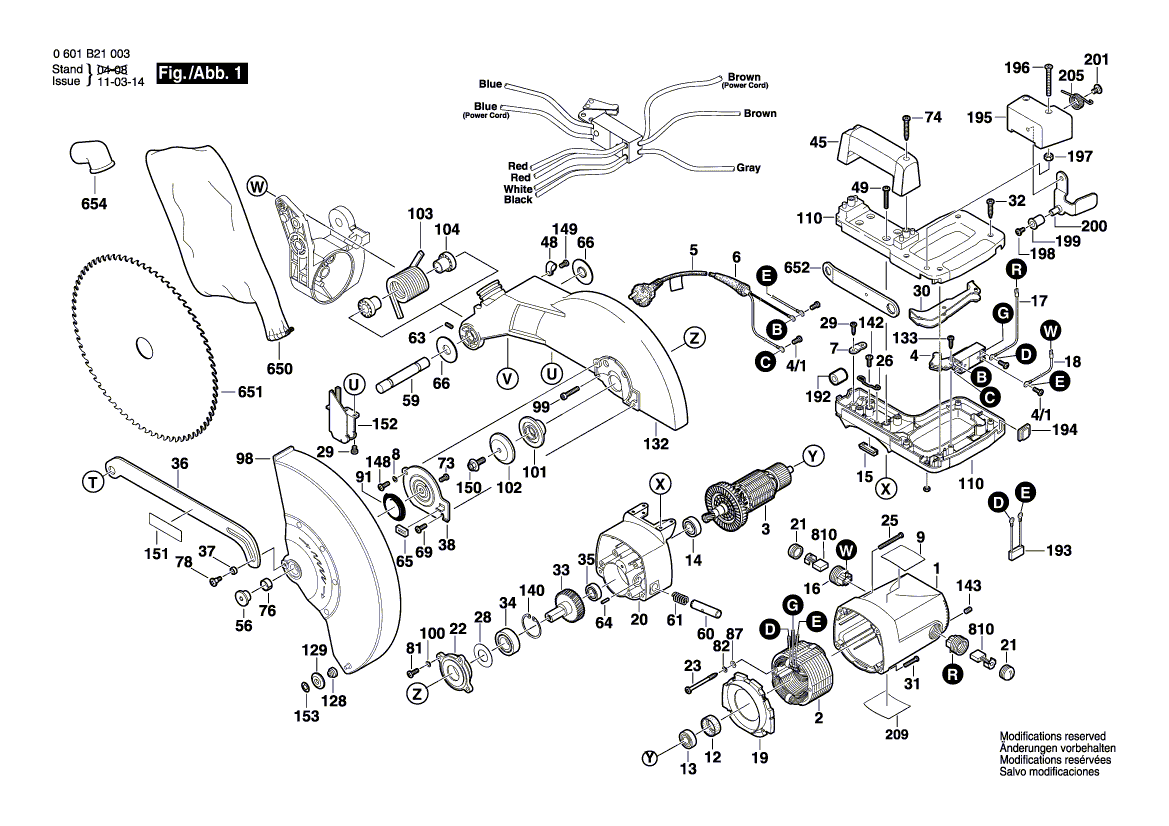 Nieuwe echte Bosch 2610911461 -schroef