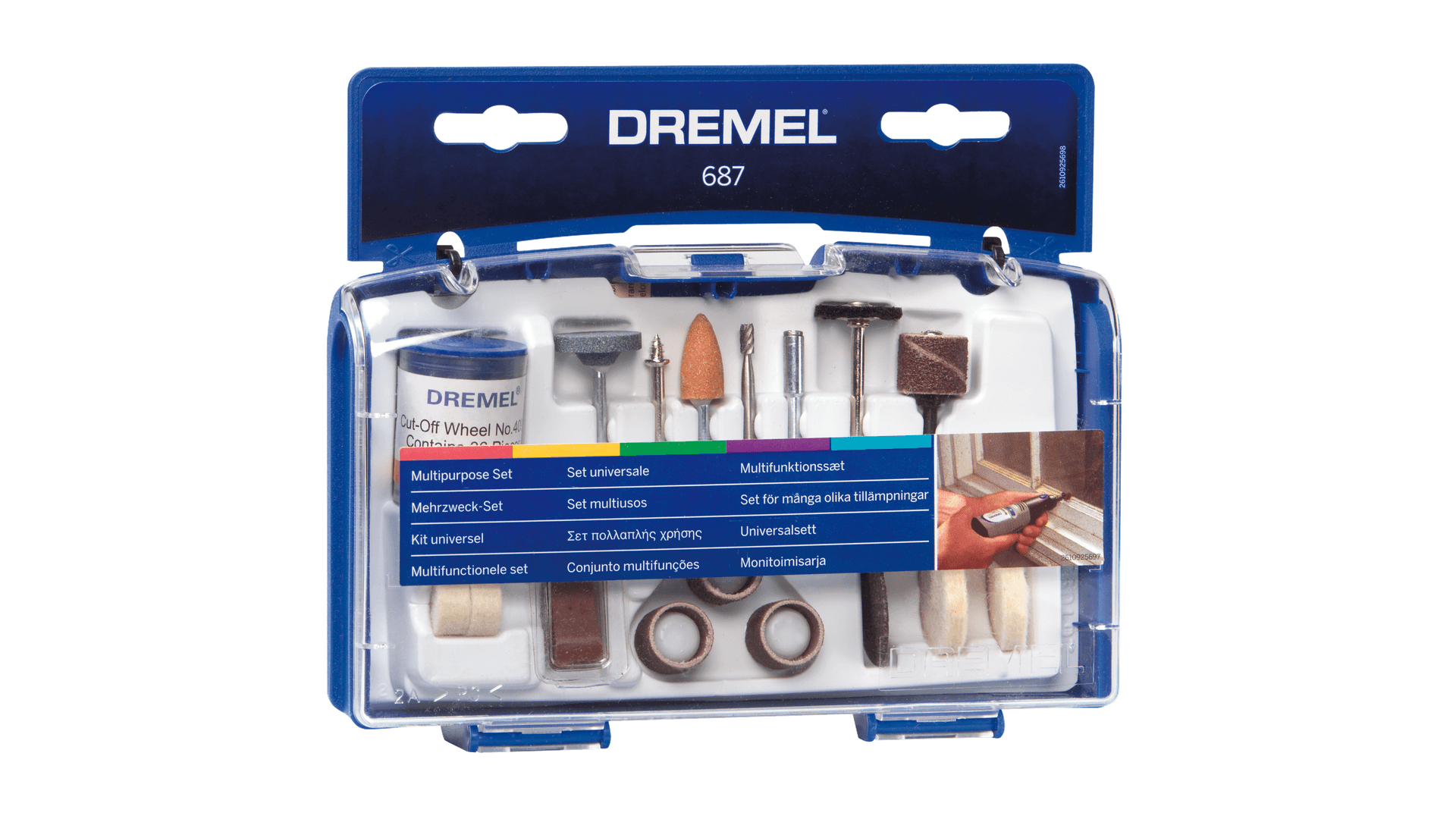 Neu Original Dremel 26150687JA Mehrzweck-Set (687) Zubehör-Kits