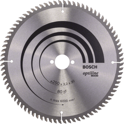 Neues Original Bosch 2608640660 Optiline Holz-Kreissägeblatt für Tischkreissägen