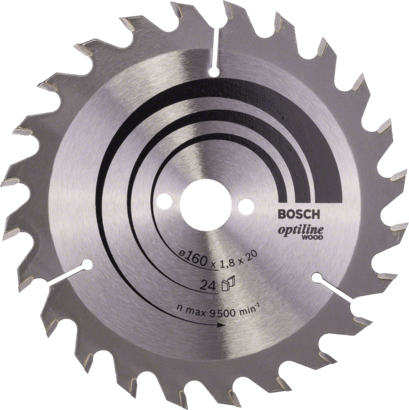 Ny äkta Bosch 2608641171 Optiline Wood Circular Saw Blade för handhållen